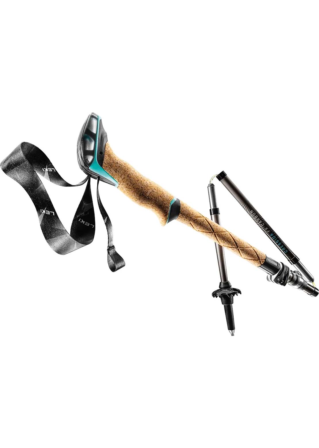 Leki Women's Cressida FX Carbon Trekking Poles Brown Metallic/Mint