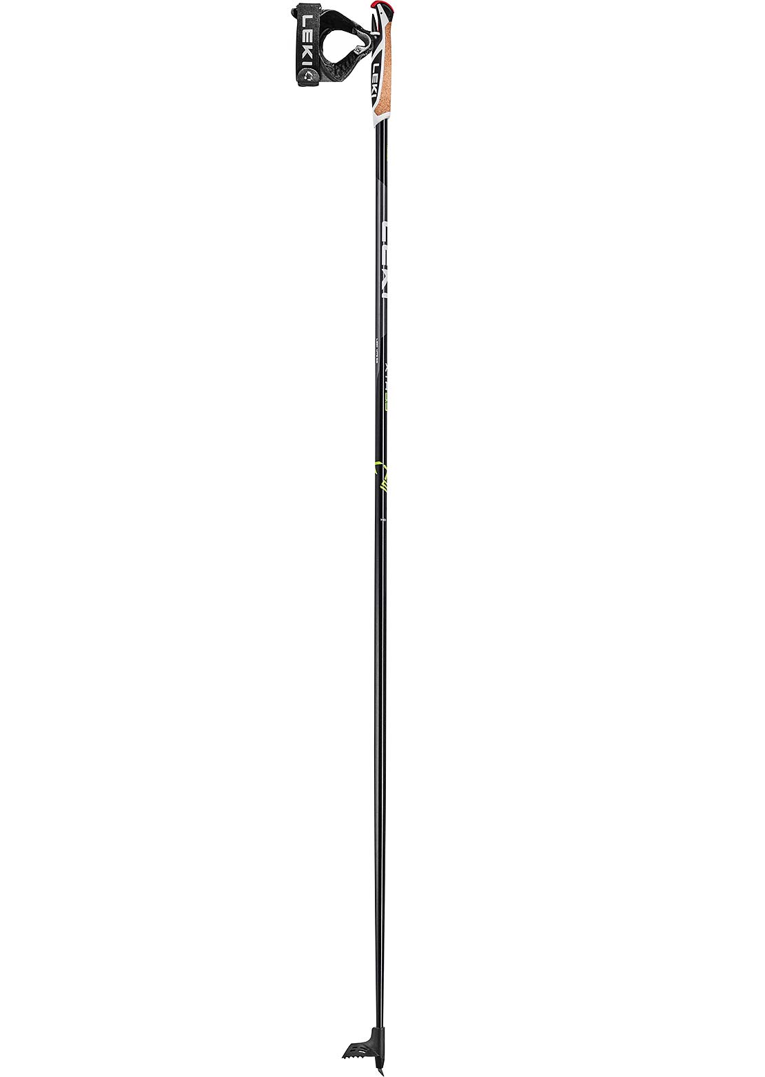 Leki XTA 5.5 Ski Poles Black/Neon Yellow