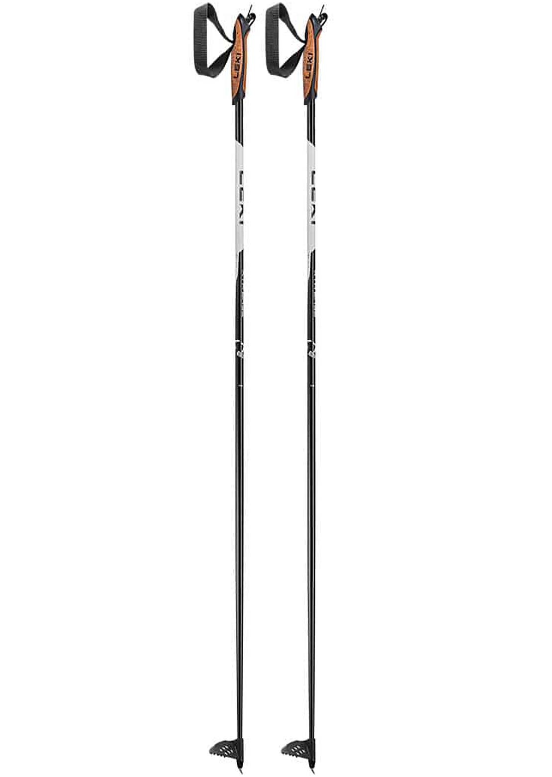 Leki XTA Base Ski Poles Black/White