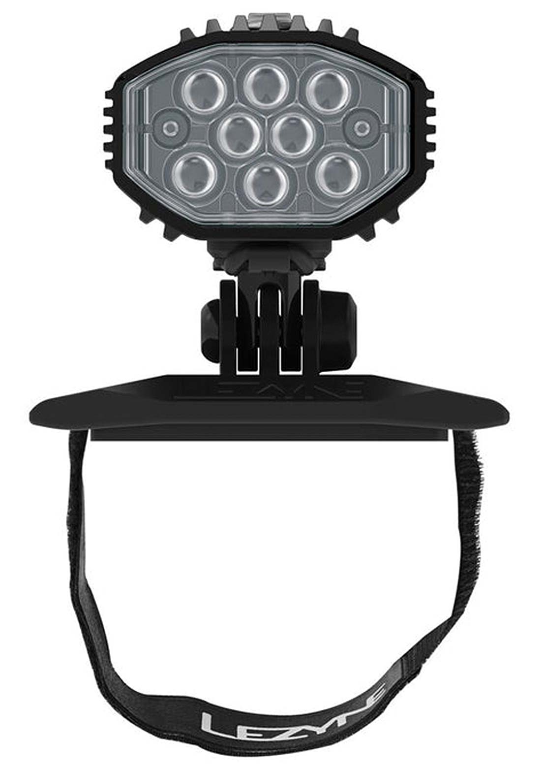 Lezyne Unisex Helmet Lite Drive 1200+ Front Bike Light Black