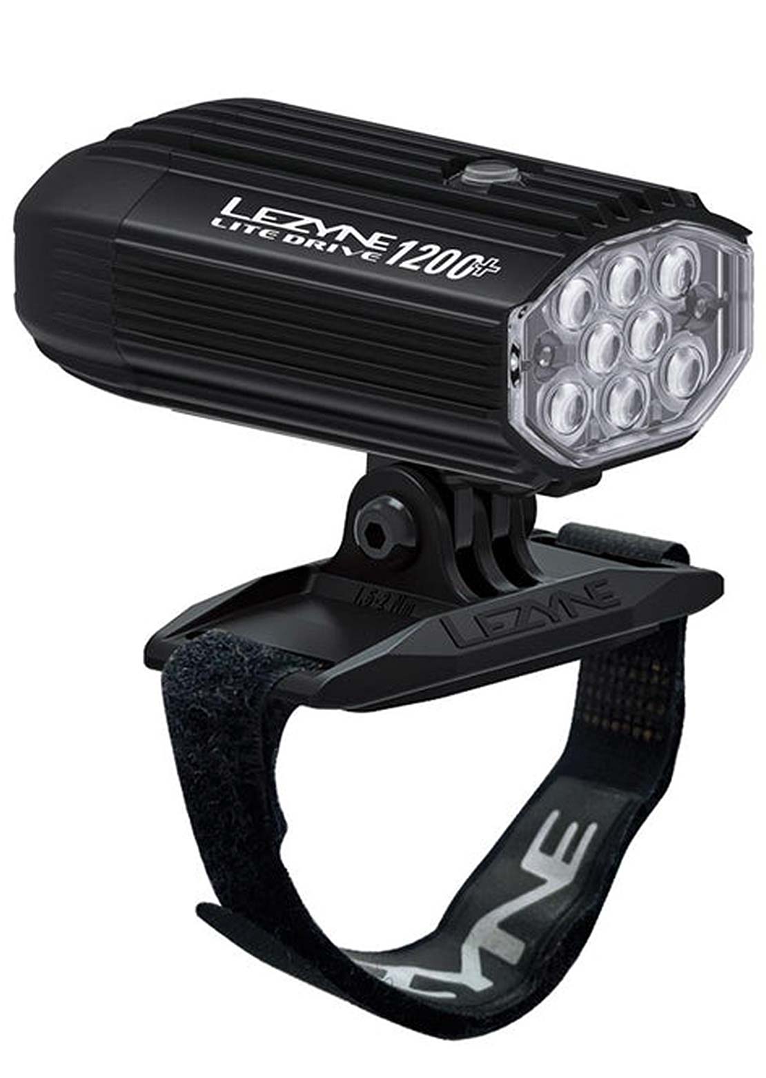 Lezyne Unisex Helmet Lite Drive 1200+ Front Bike Light Black