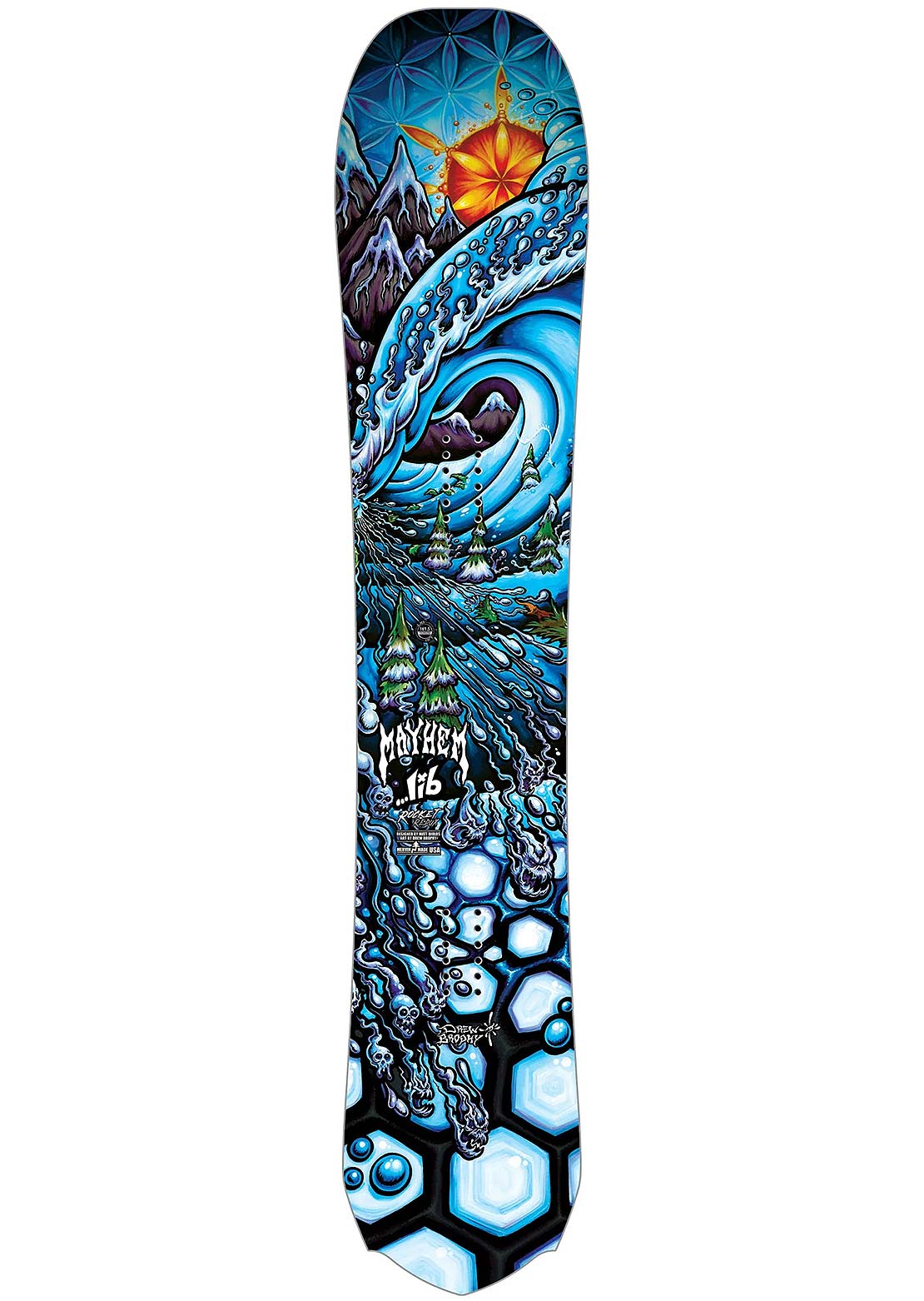 Lib Tech Hommes Mayhem Rocket Planche de snowboard