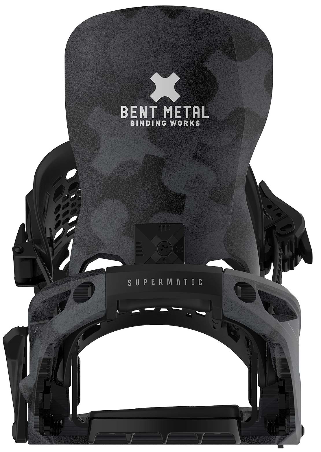 Bent Metal Unisex Lightning Supermatic Snowboard Bindings Black