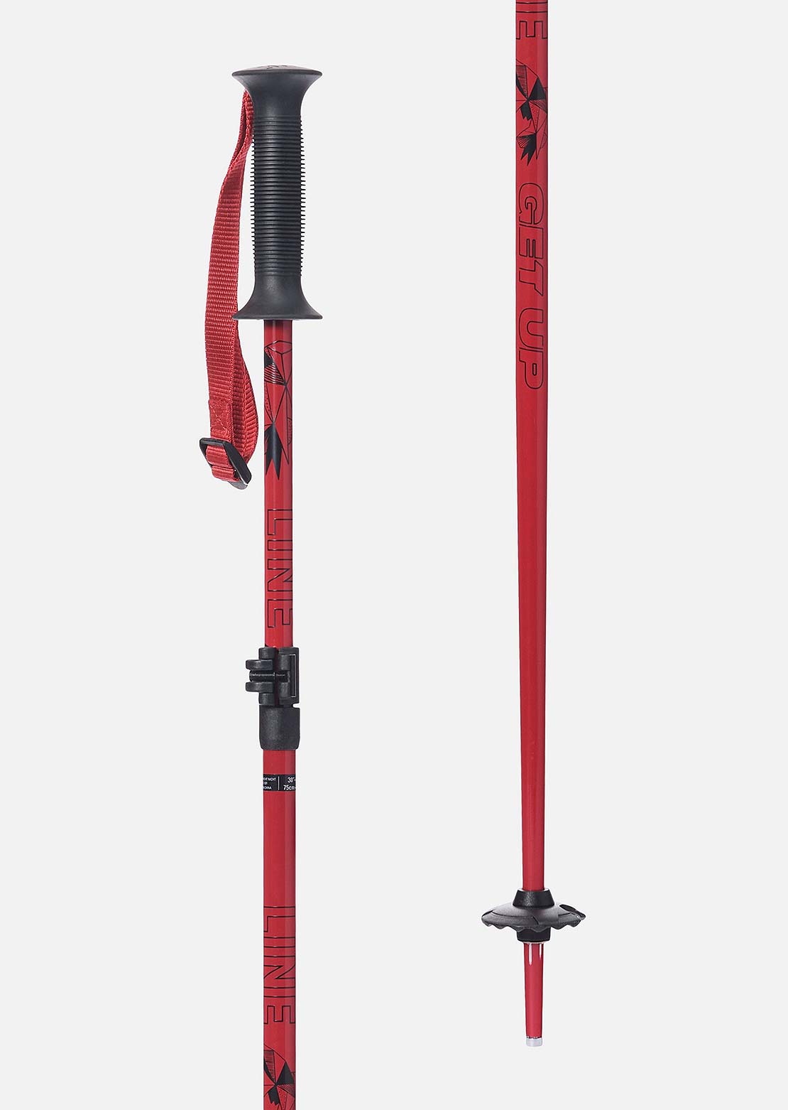 Line Junior Get Up Poles Maroon