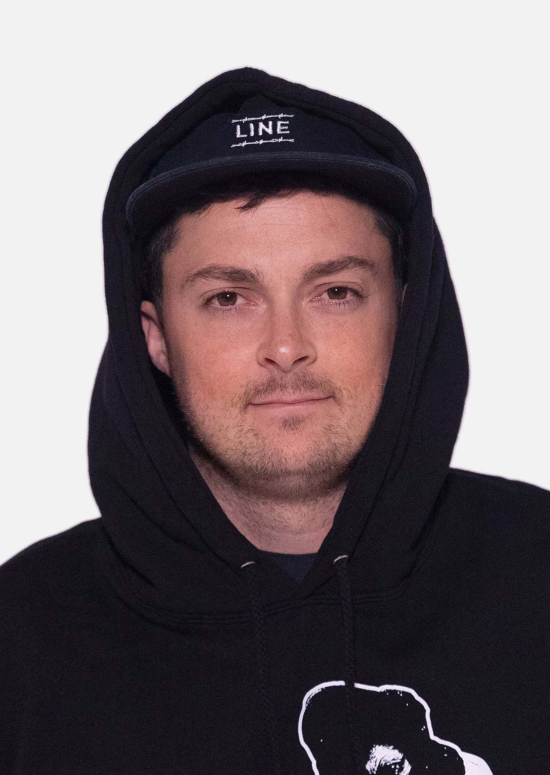 Line Unisex Chronic Snapback Cap Black