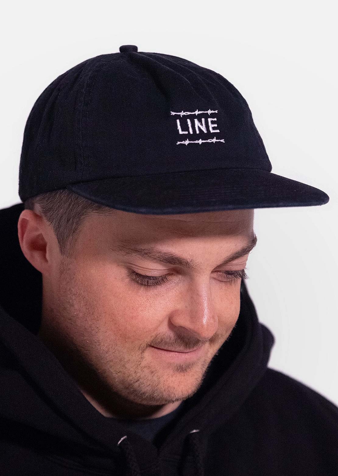 Line Unisex Chronic Snapback Cap Black