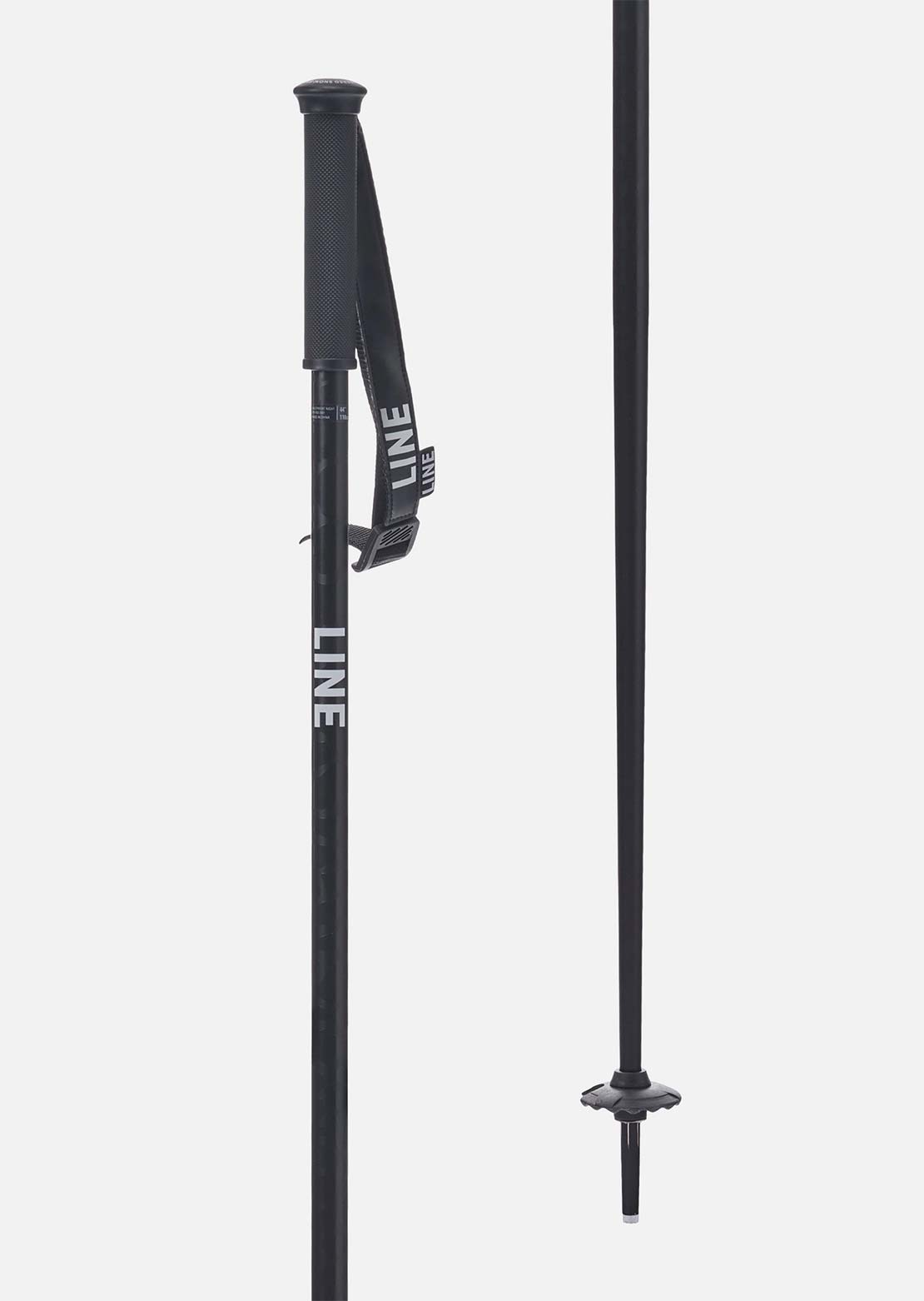 Line Unisex Tac Ski Poles Black