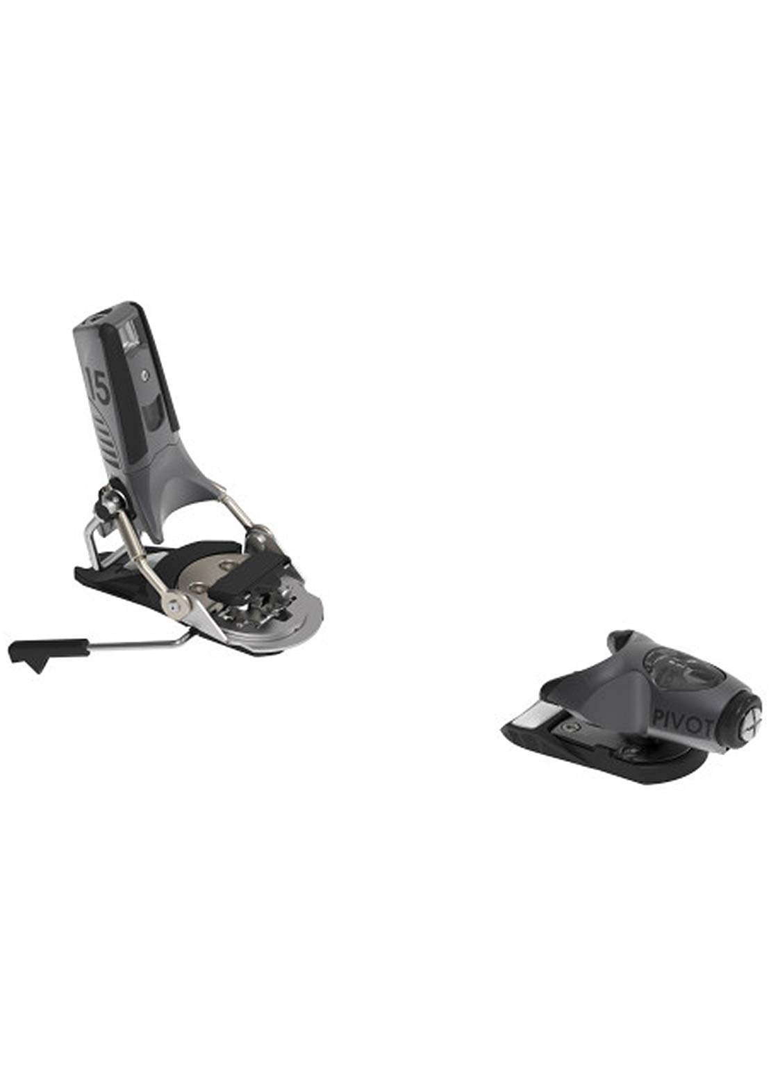 LOOK Junior Pivot 2.0 15 GW Ski Bindings Black Metal