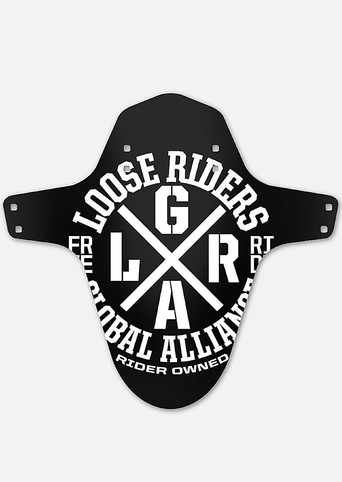 Loose Riders Alliance White Mudguard White