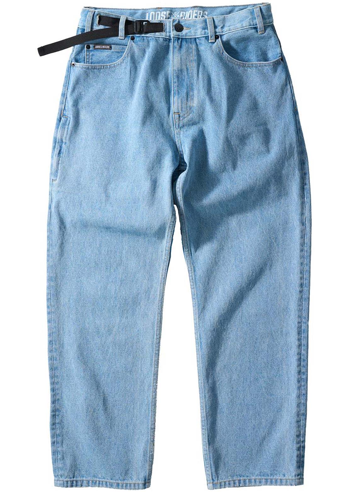 Loose Riders Unisex Comfortable District Jeans Blue