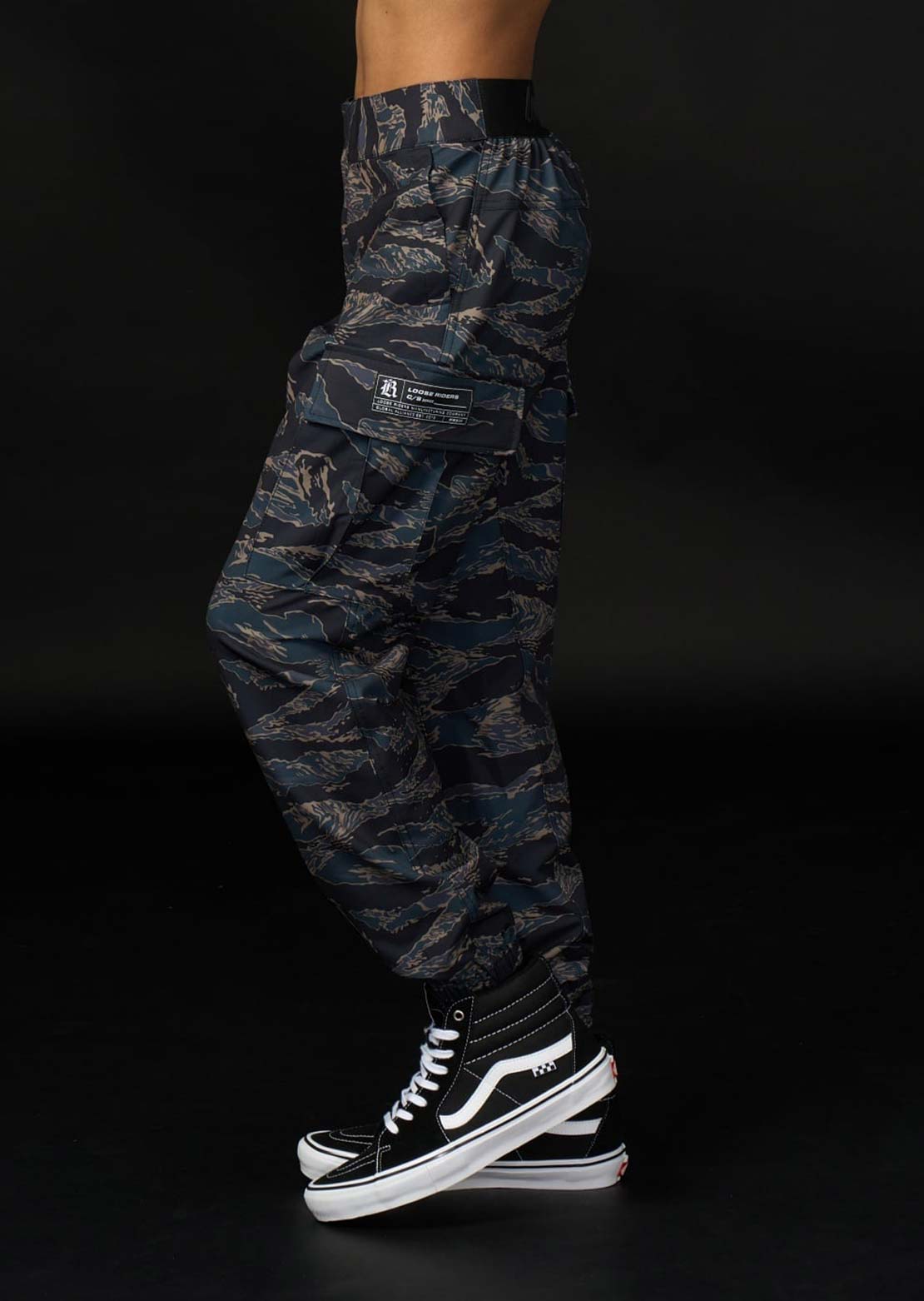 Loose Riders Unisex C/S Tiger Camo Cargo Pants