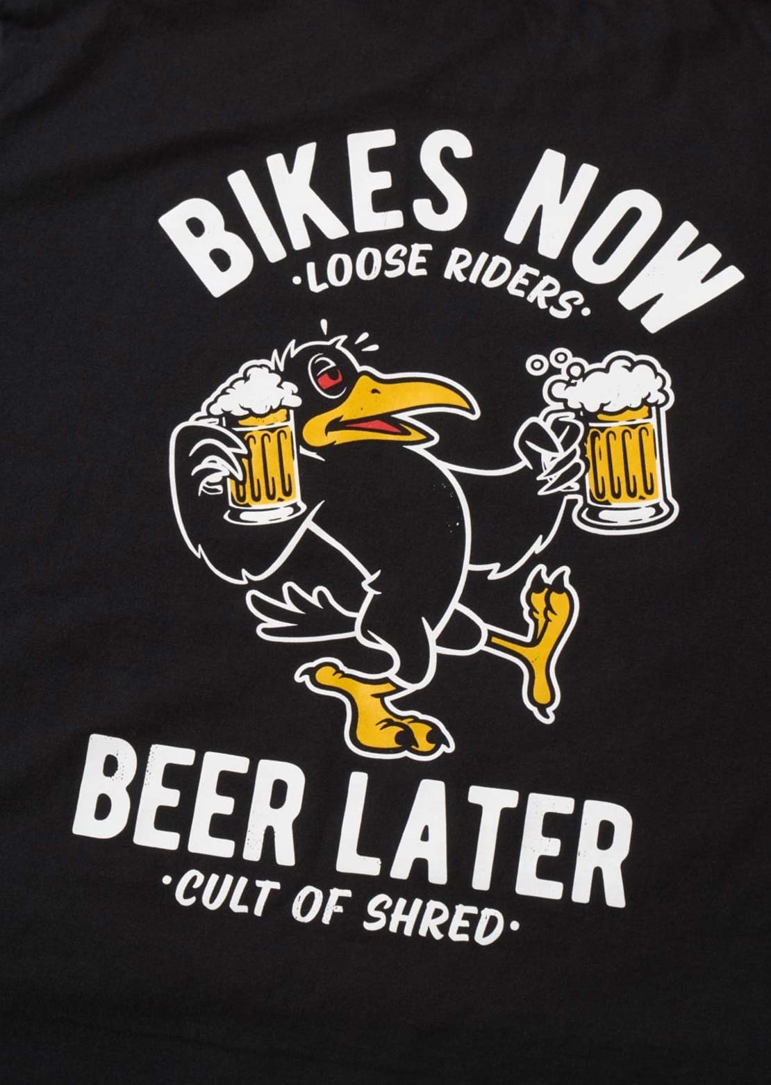 Loose Riders Unisex Drinky Crow T-Shirt