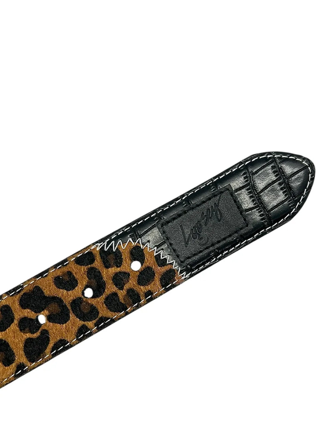 Loosey Unisex Premium Croco Belt Cheetah