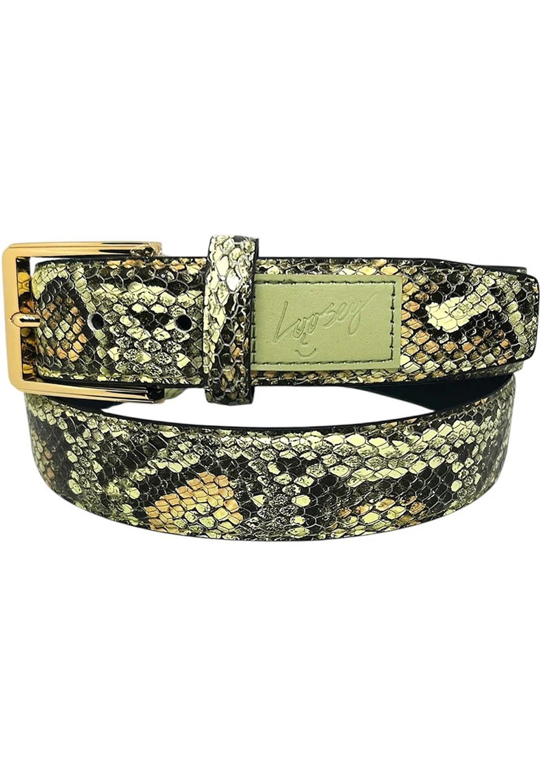 Loosey Unisex Premium Slither Belt Dessert