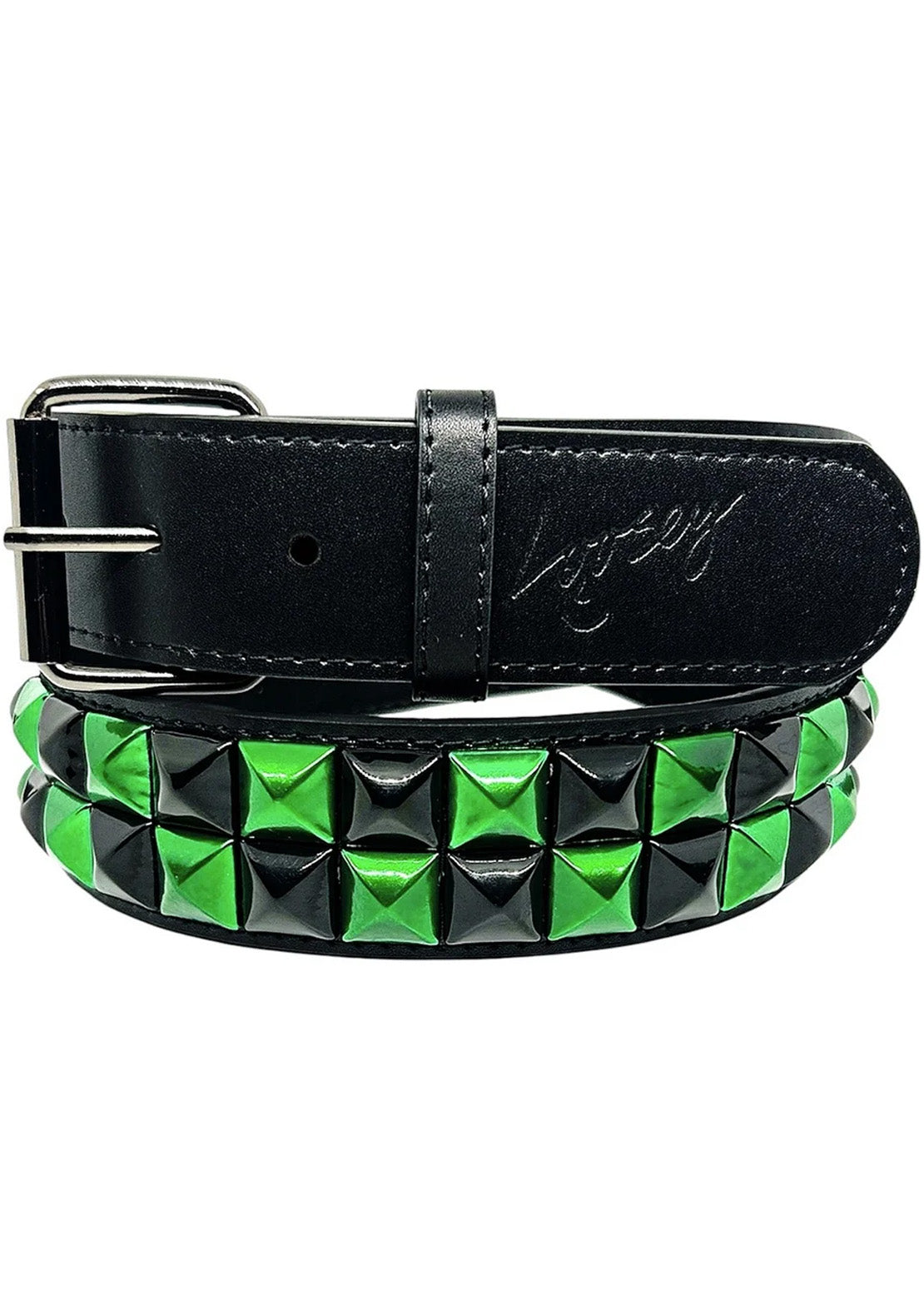 Loosey Unisex Stud Finder Belt Emerald