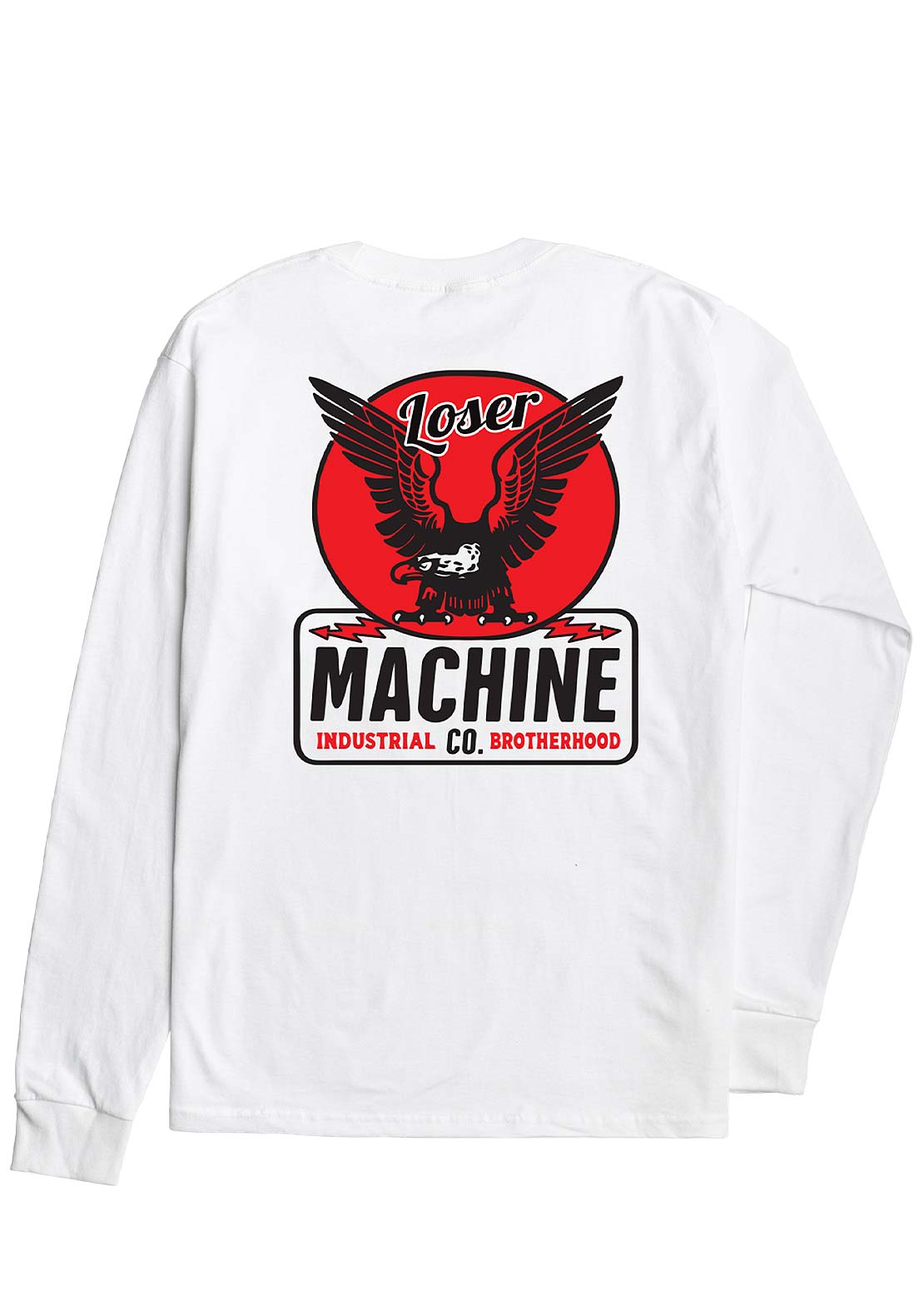 Loser Machine Men's Powerband Longsleeve White