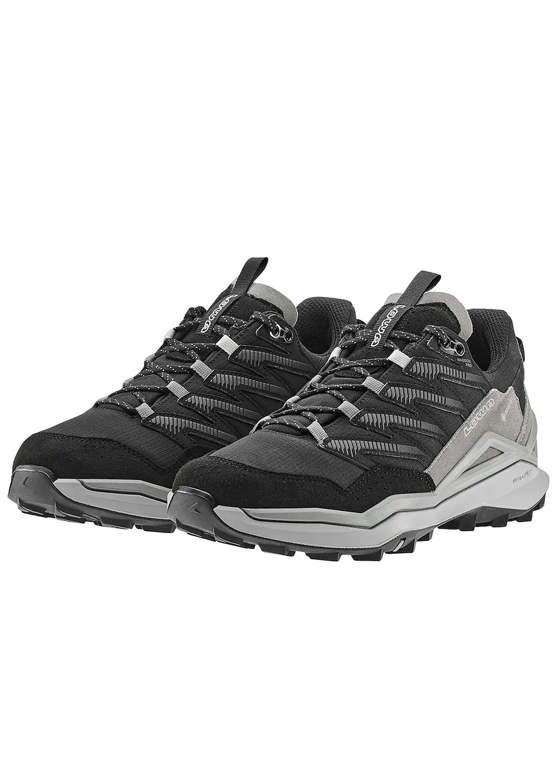 Lowa Men's Maddox Pro GTX LO Hiking Boots Black/Grey