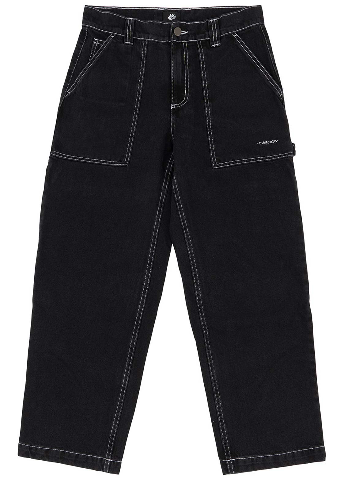 Magenta Skateboards Men's Atelier Denim Pants Black