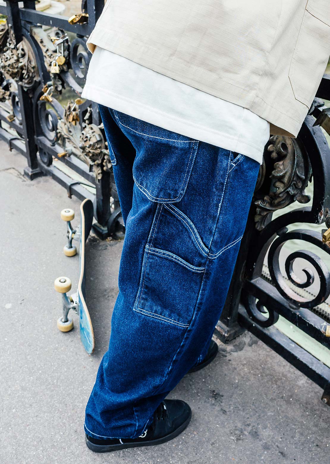 Magenta Skateboards Men's Atelier Denim Pants Blue