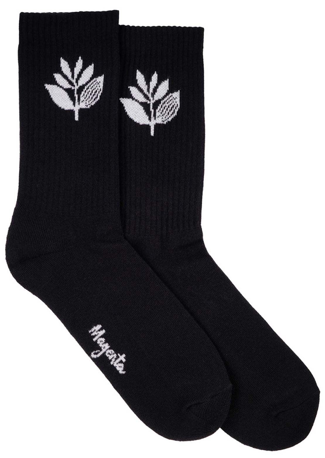 Magenta Skateboards Men's Plant Socks Black