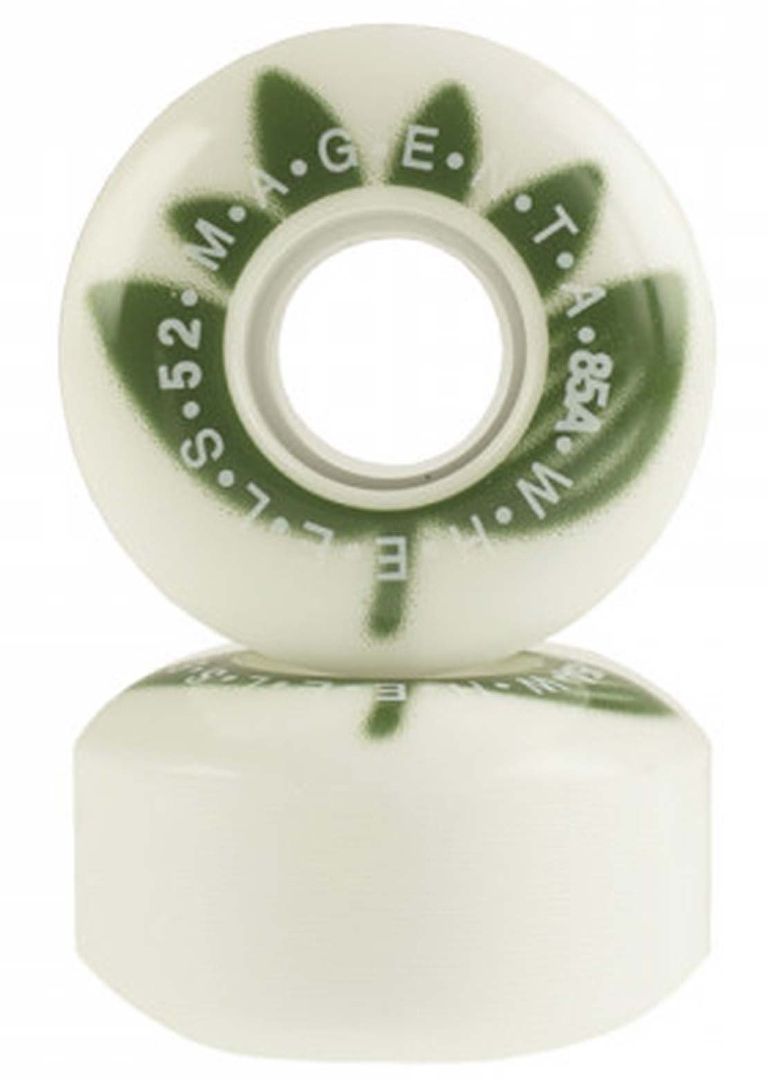 Magenta Skateboards Power 100A Wheels White