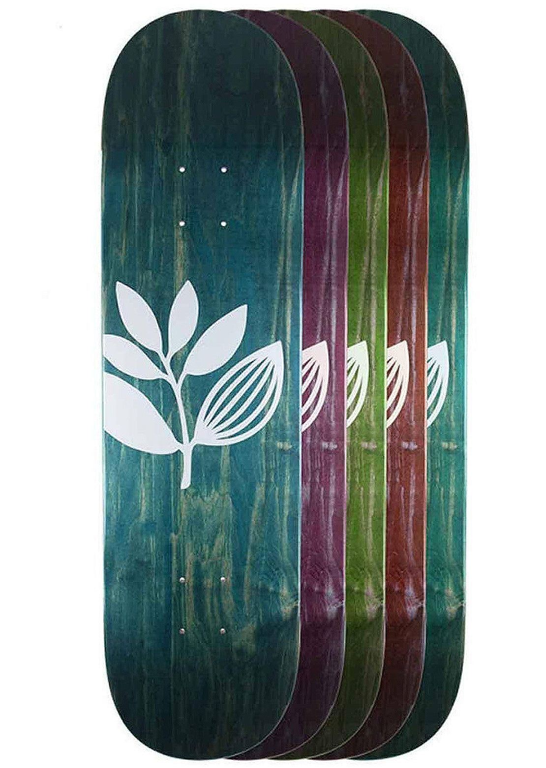 Magenta Unisex Big Plant Team Skateboard Deck