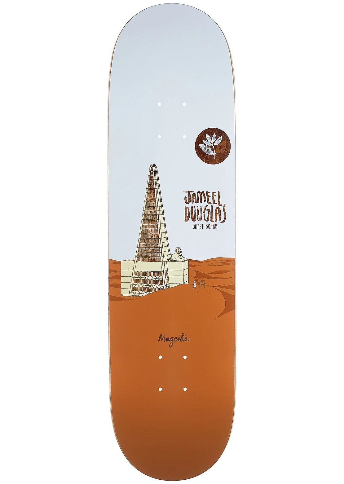 Magenta Unisex Jameel Douglas Guest Skateboard Deck