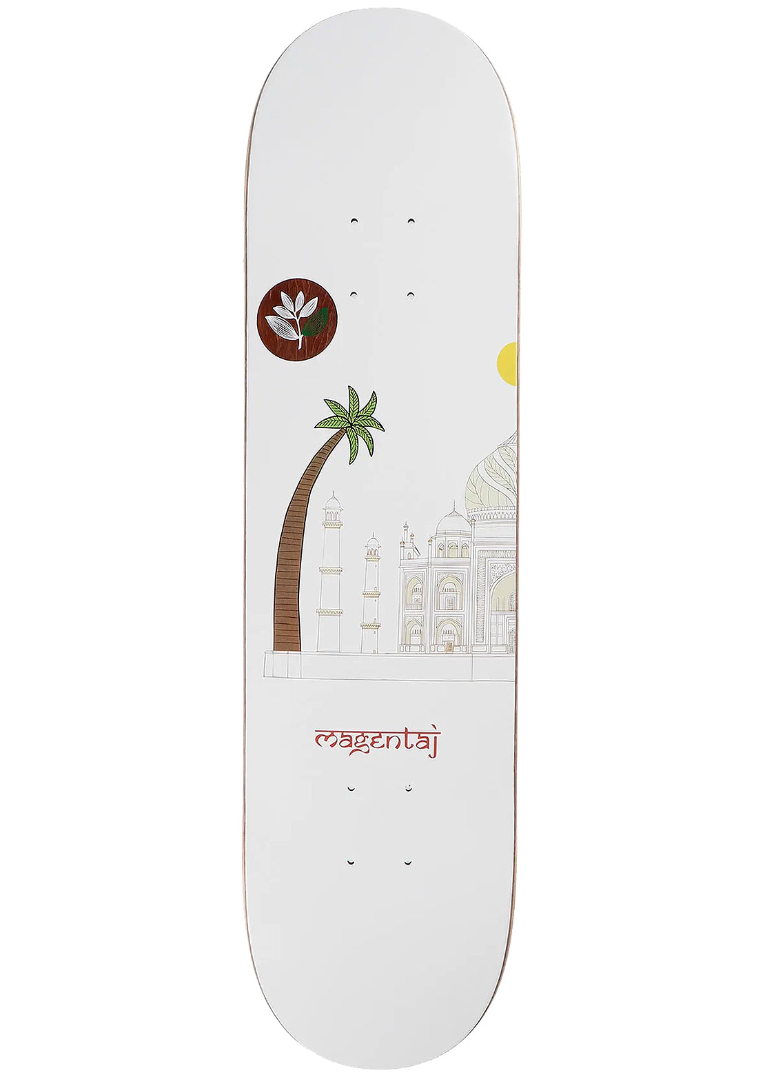 Magenta Unisex Magentaj Day Skateboard Deck