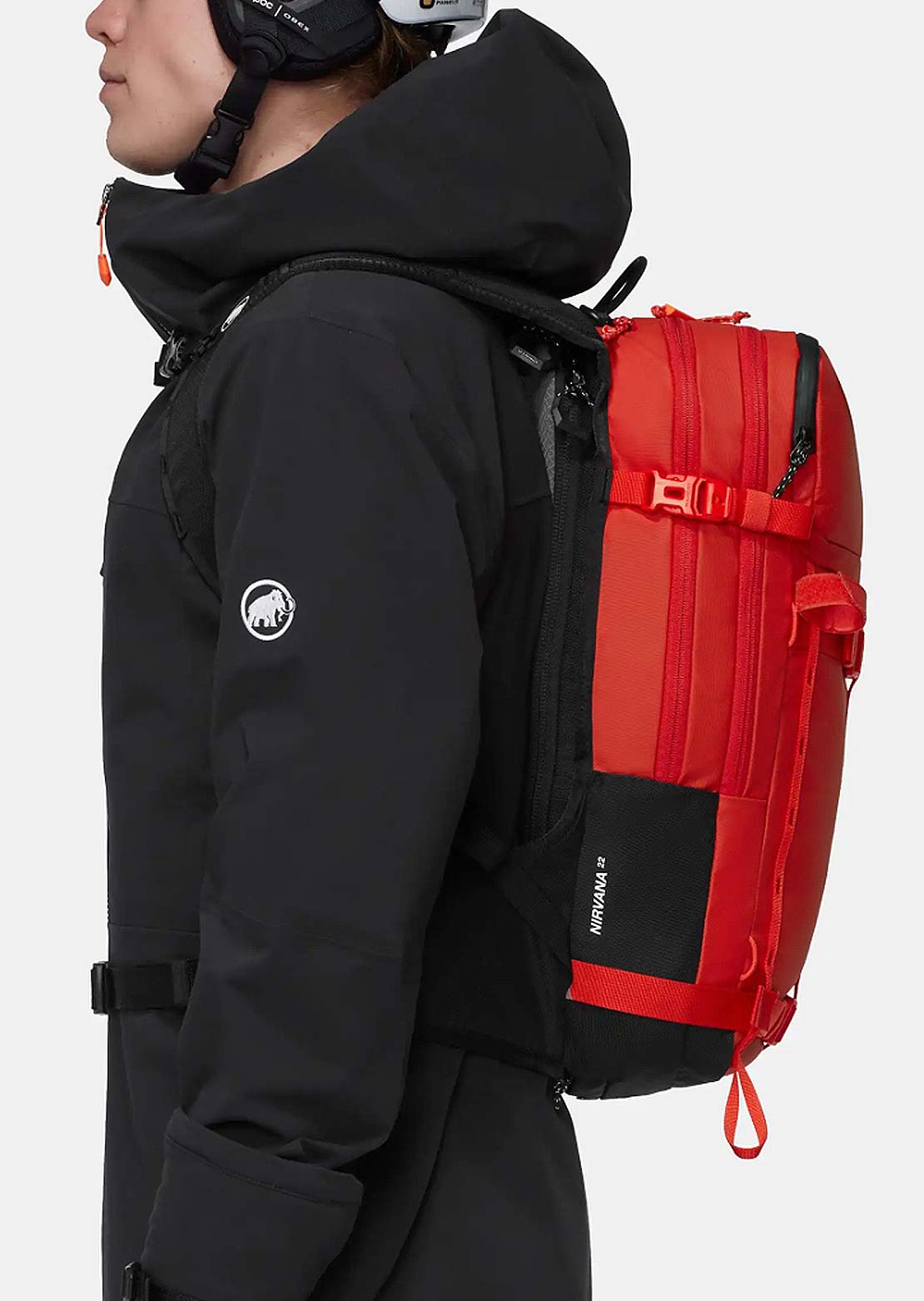 Mammut Nirvana 22 Ski Bag Mammut Red/Black