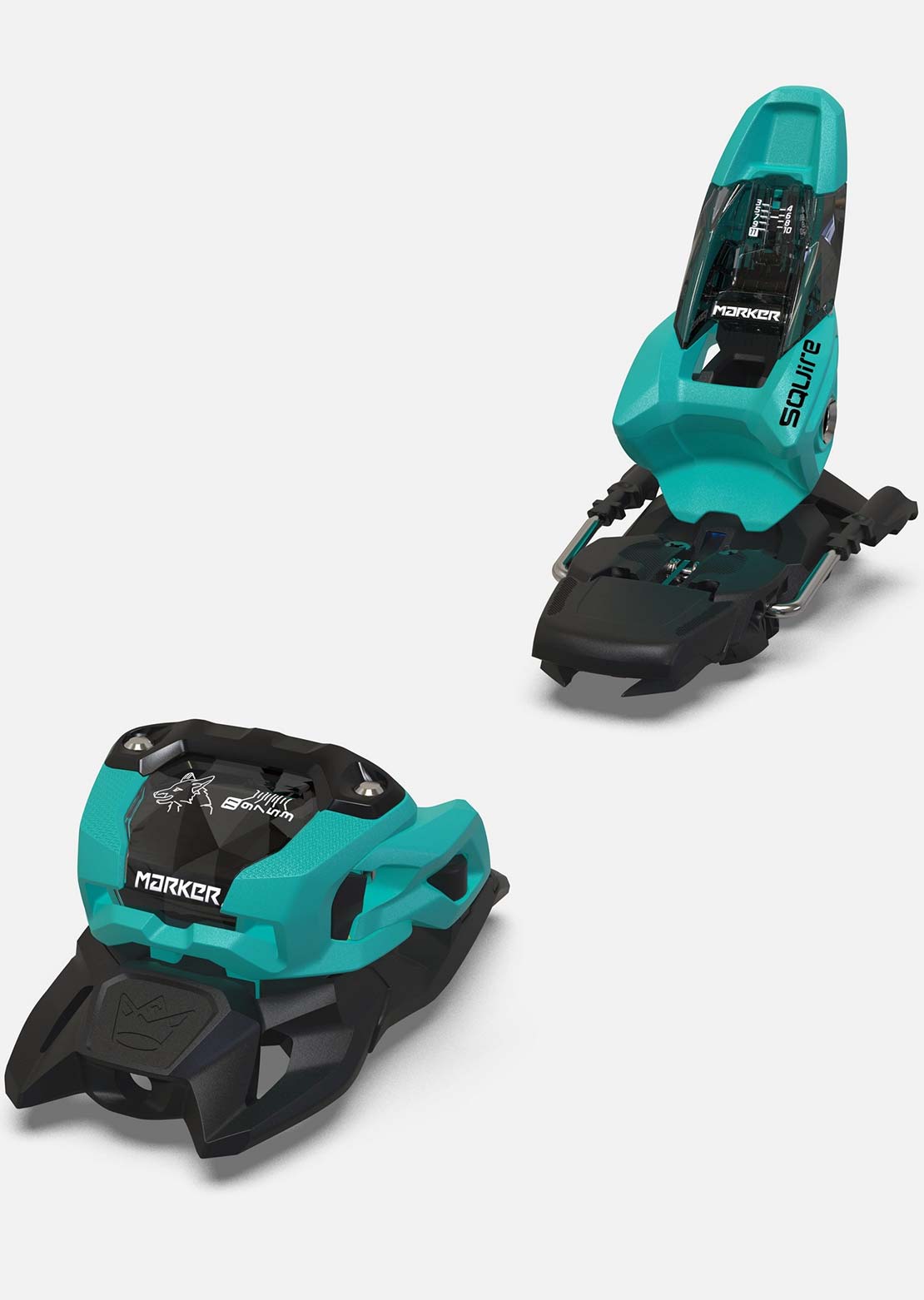 Marker Men's Squire 11 Ski Bindings Black/Teal