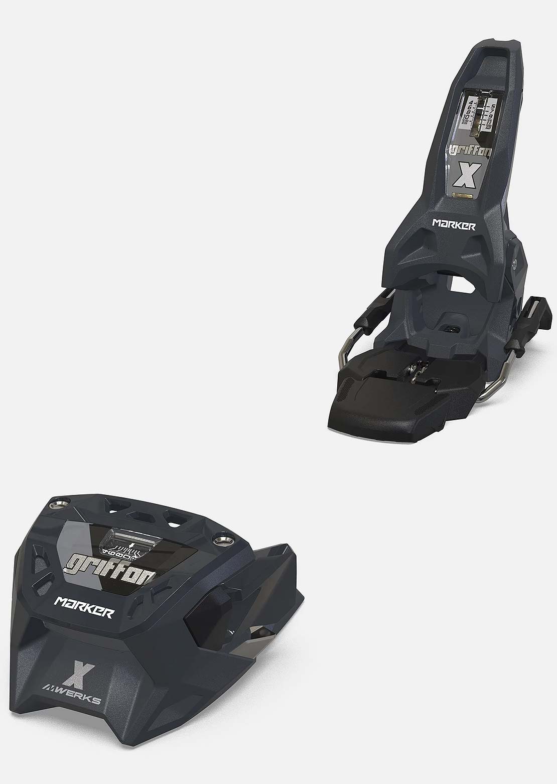 Marker Men's Griffon X 13 MWerks Ski Bindings Graphite/Black