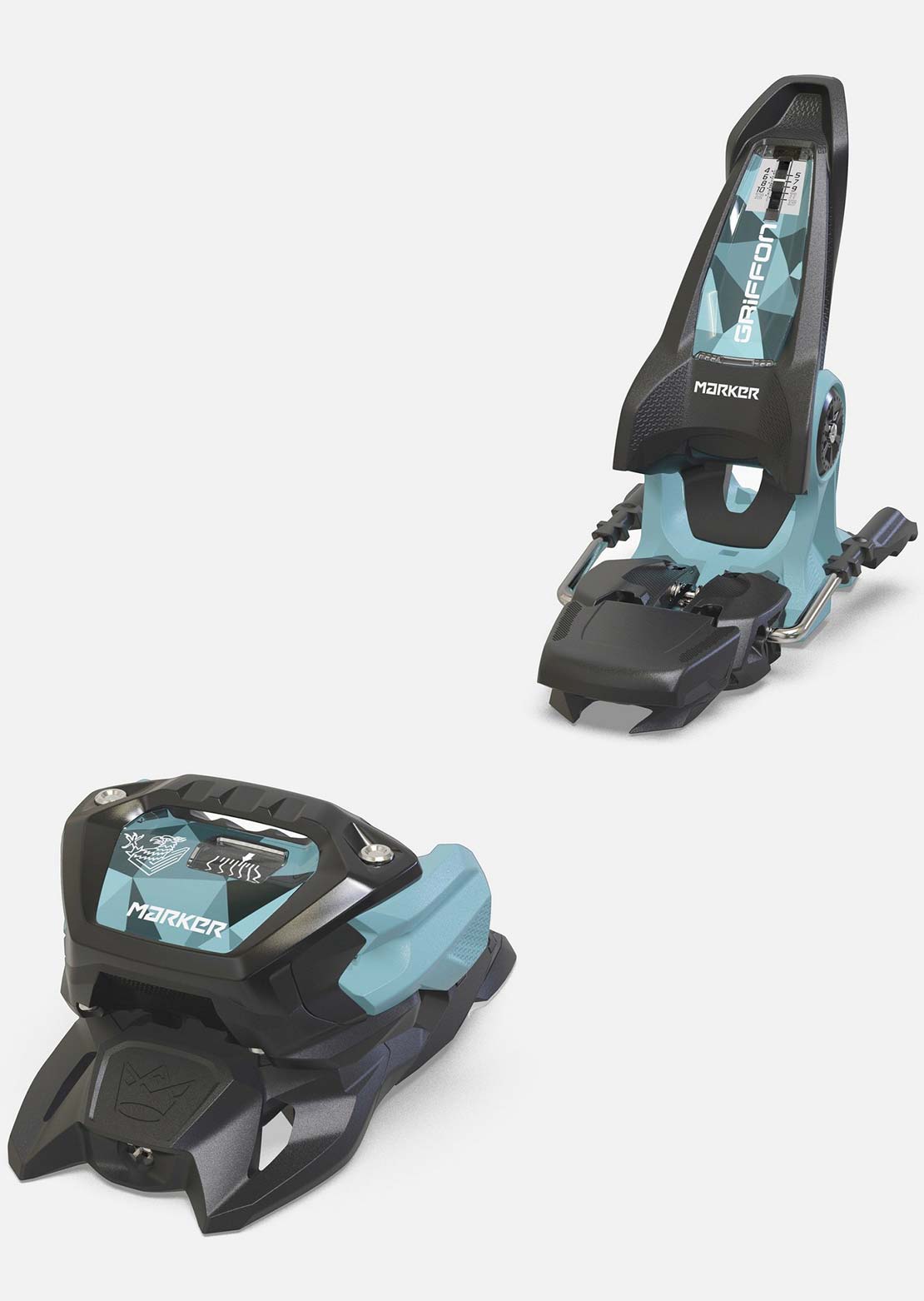 Marker Unisex Griffon 13 Ski Bindings Black/Powder BLue