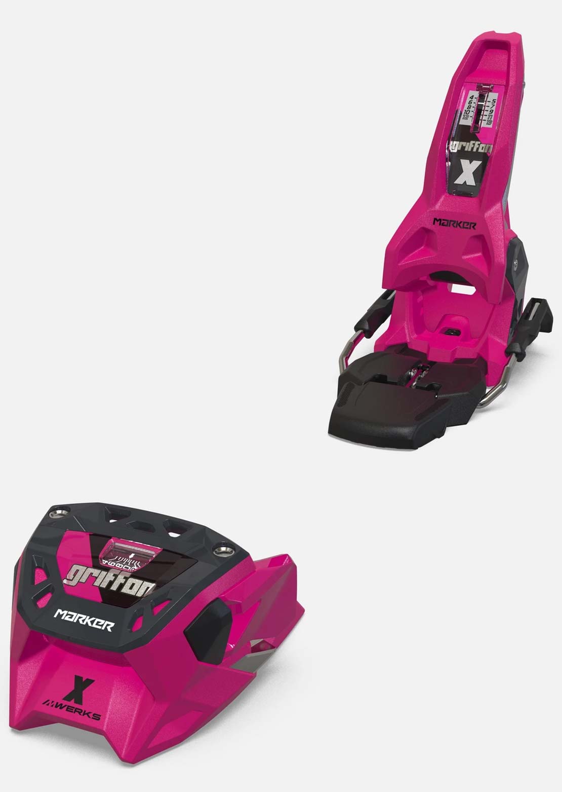 Marker Unisex Griffon X 13 Mwerks Ski Bindings Pink/Graphite