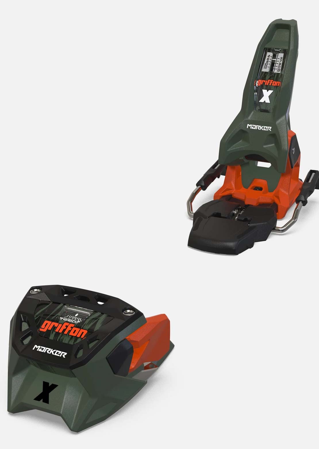 Marker Unisex Griffon X 13 Ski Bindings Green/Orange
