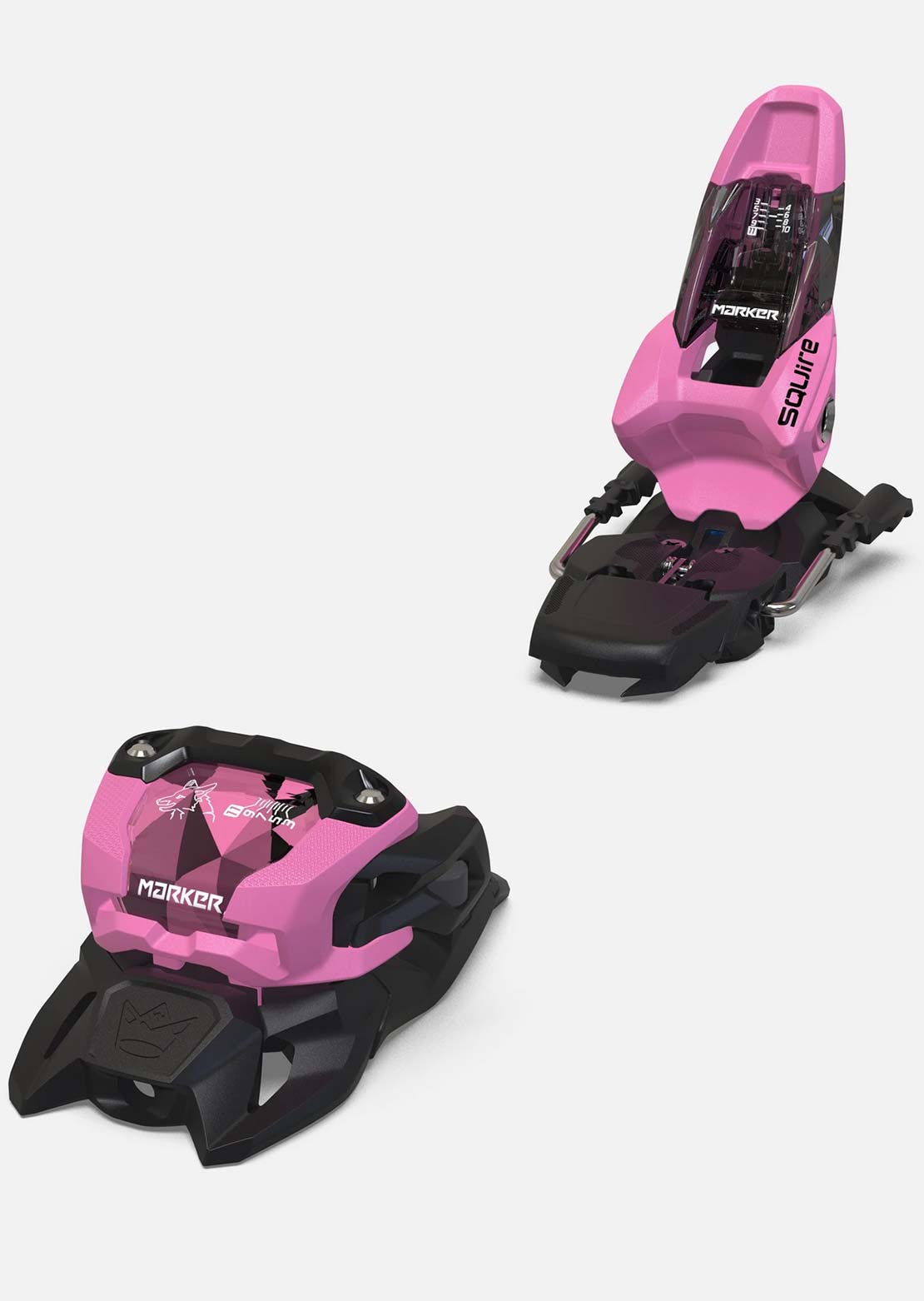 Marker Unisex Squire 11 Ski Bindings Rose/Black