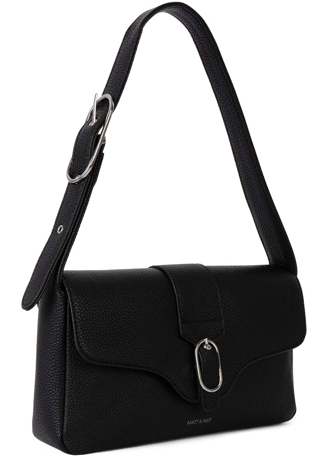 Matt & Nat Isabelle Grain Shoulder Bag Black