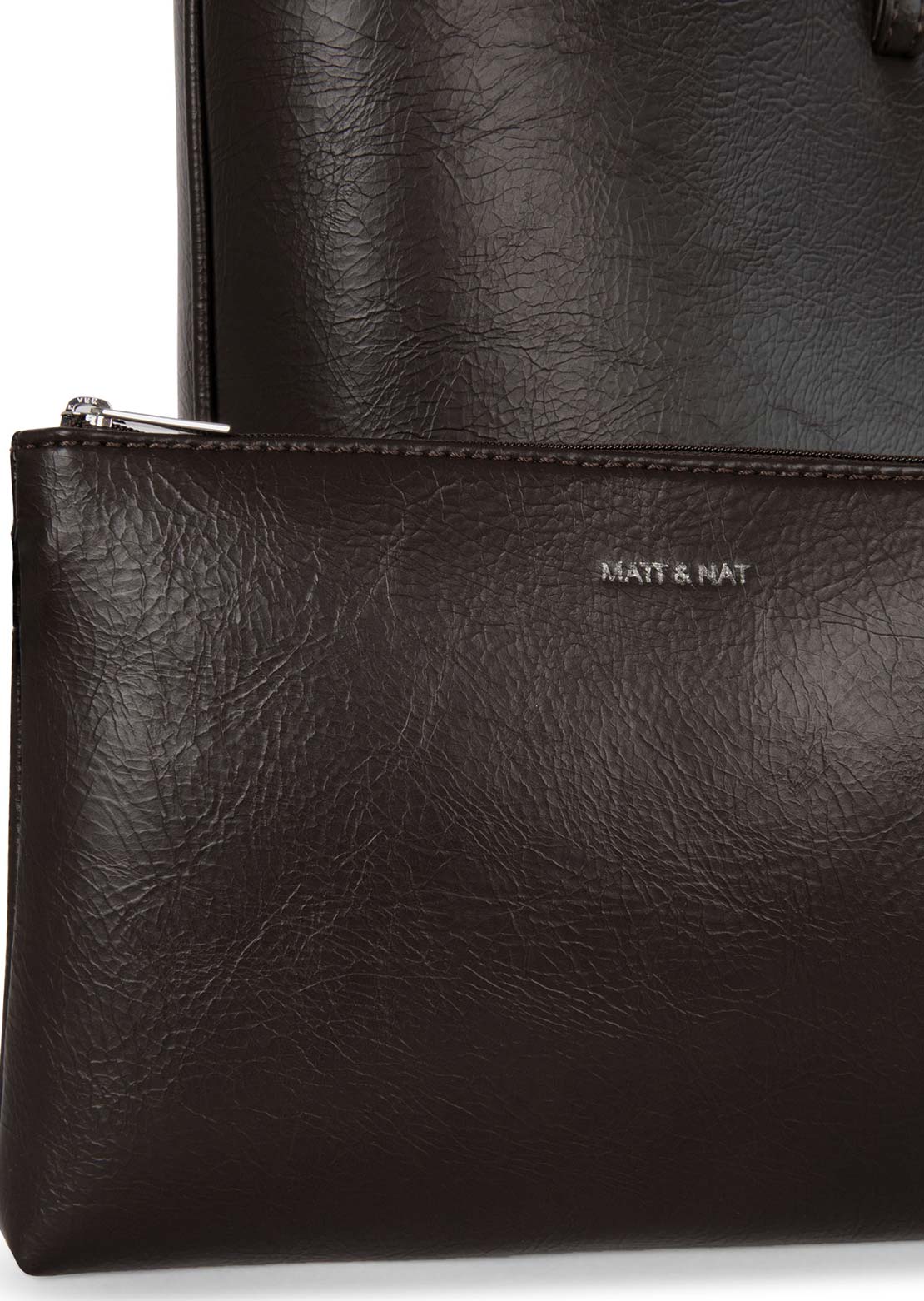 Matt & Nat Unisex Eliza Theme Tote Bag Coffee