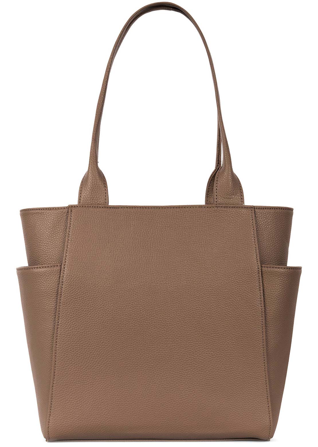 Matt & Nat Unisex Iona Grain Tote Bag Toffee
