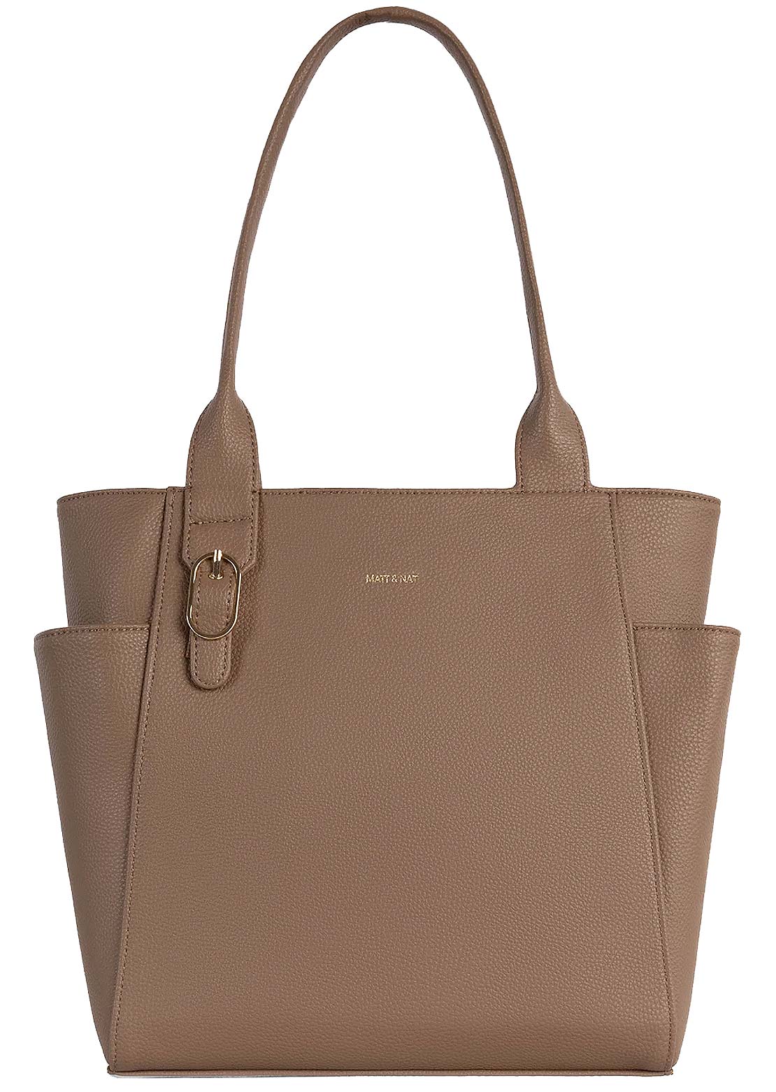 Matt & Nat Unisex Iona Grain Tote Bag Toffee