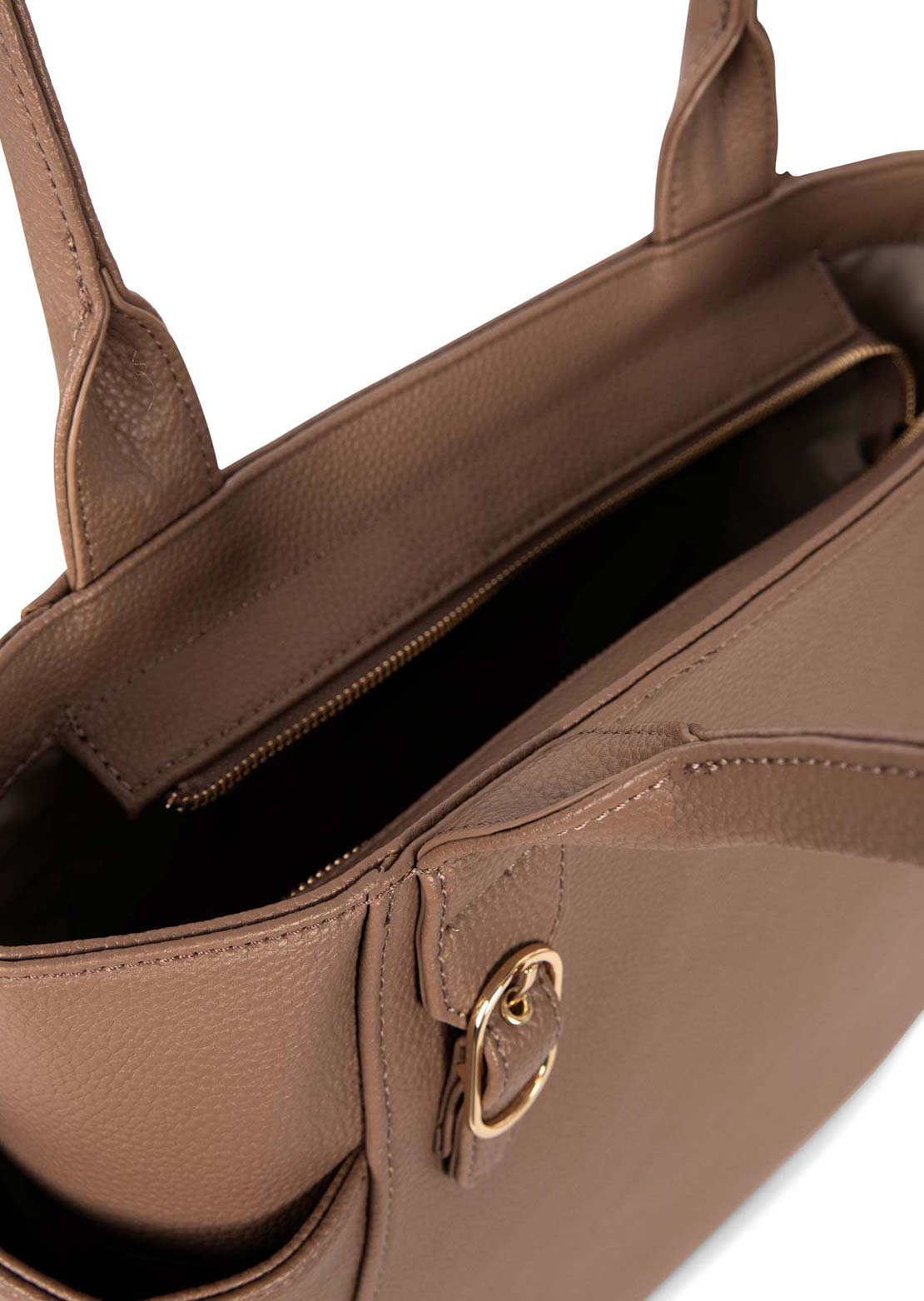 Matt & Nat Unisex Iona Grain Tote Bag Toffee