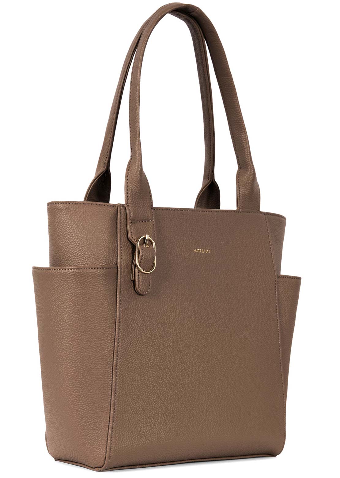 Matt & Nat Unisex Iona Grain Tote Bag Toffee