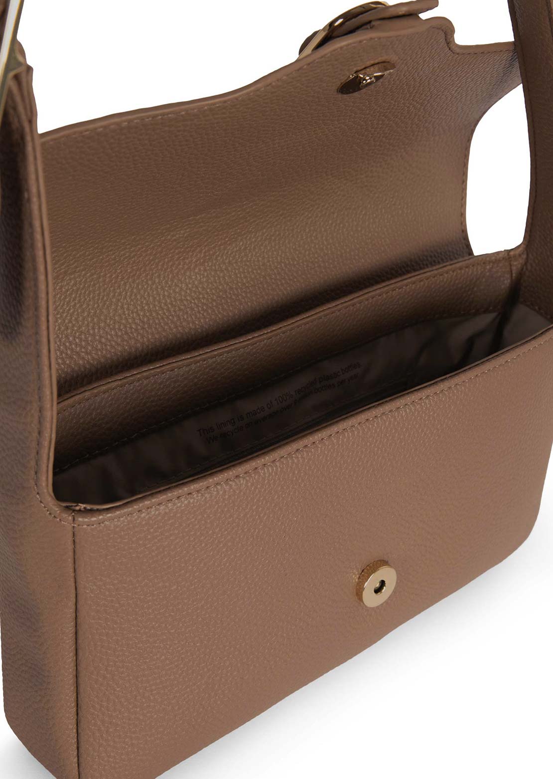 Matt & Nat Unisex Isabelle Grain Shoulder Bag Toffee