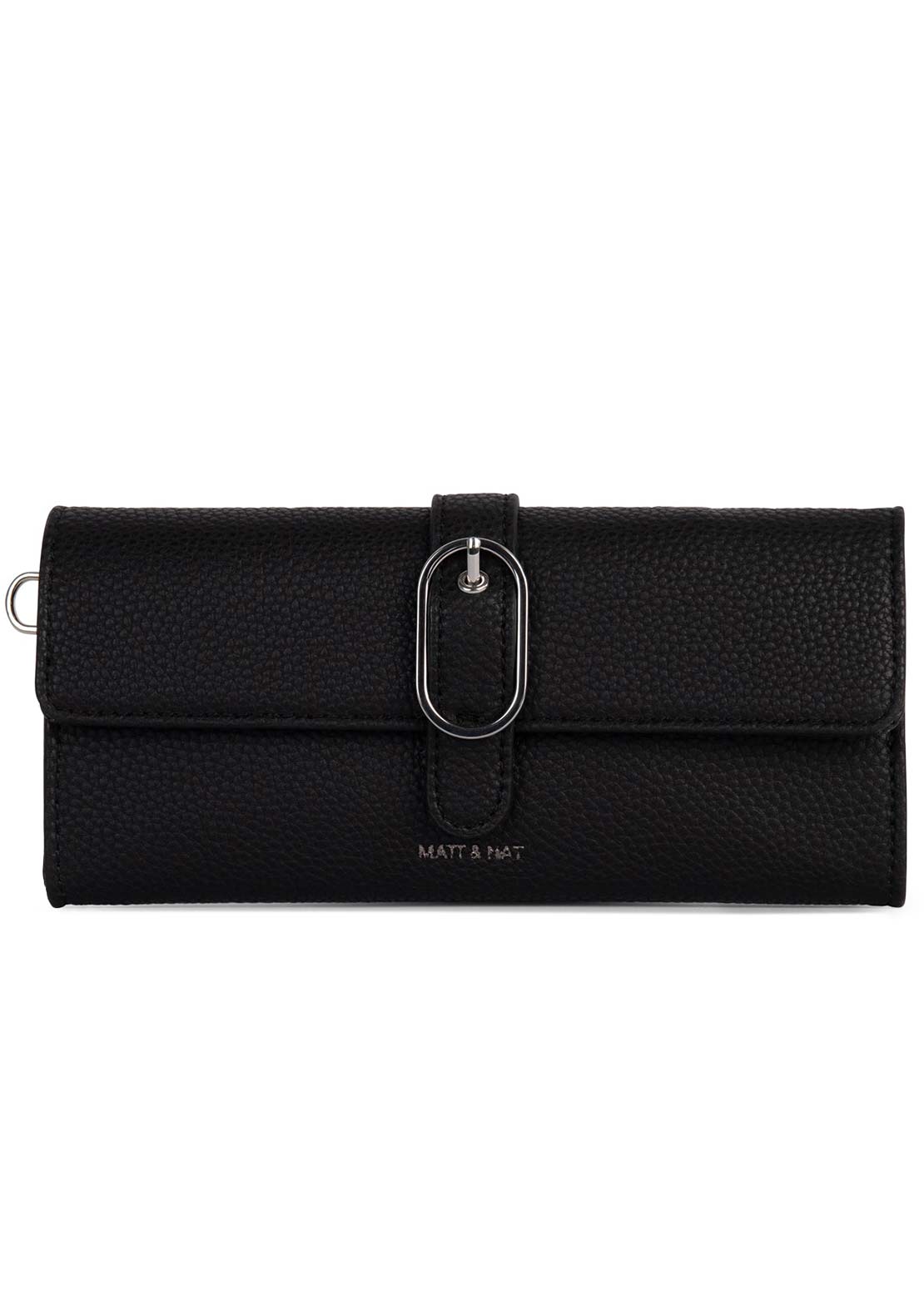 Matt & Nat Unisex Seun Grain Wallet Black