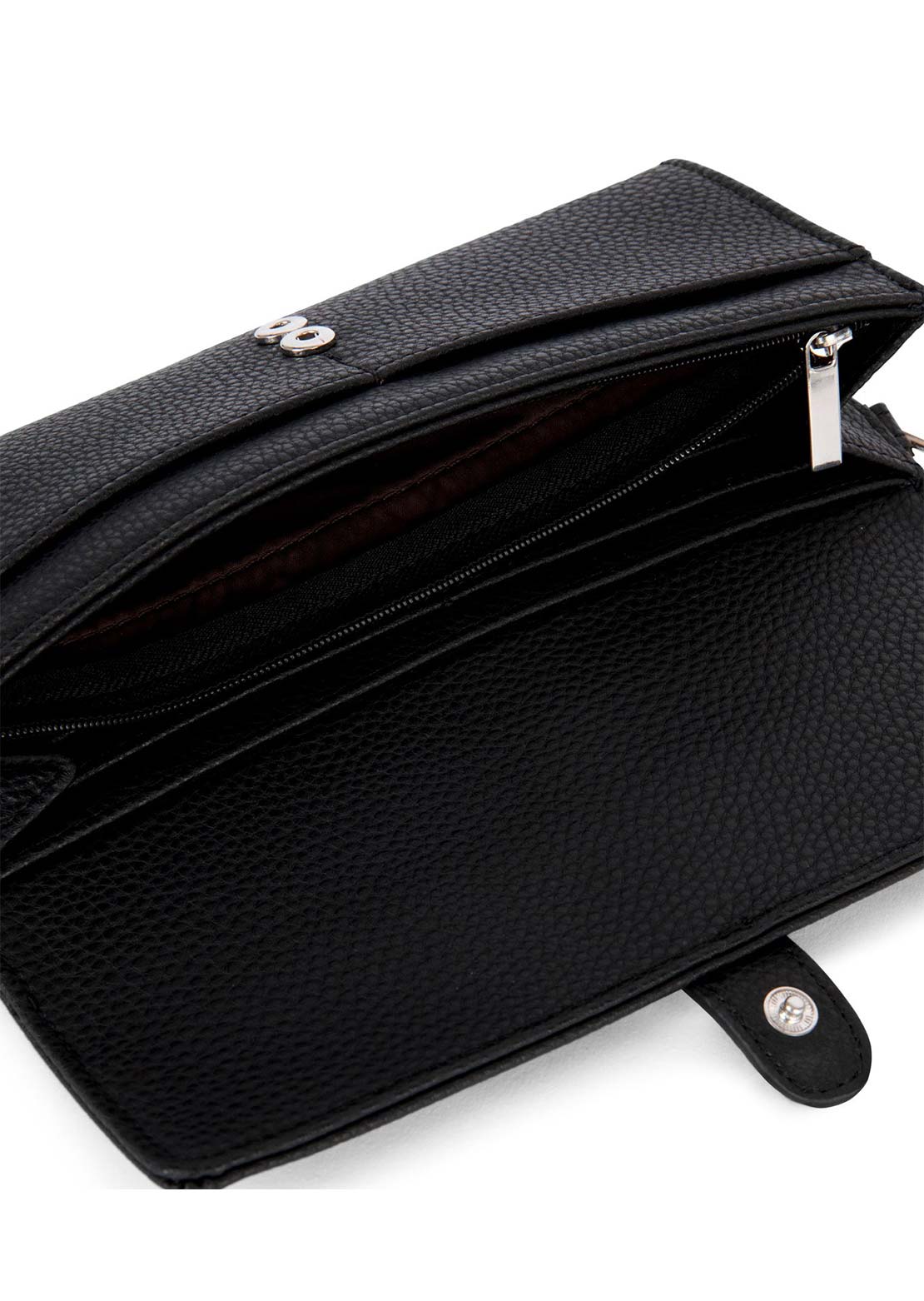Matt & Nat Unisex Seun Grain Wallet Black