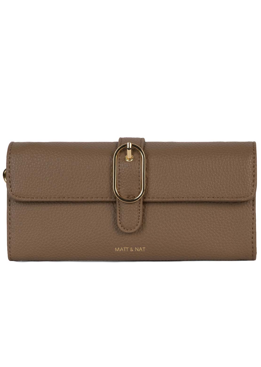 Matt & Nat Unisex Seun Grain Wallet Toffee