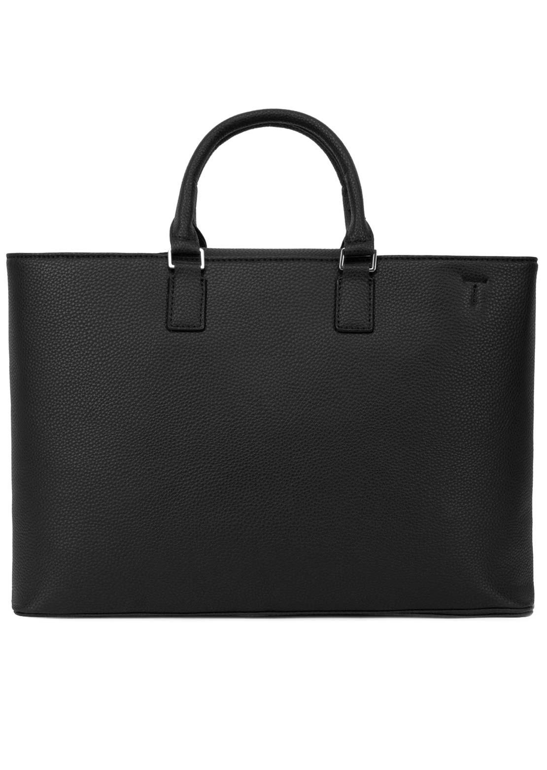 Matt & Nat Unisex Sevyn Satchel Hand Bag Black