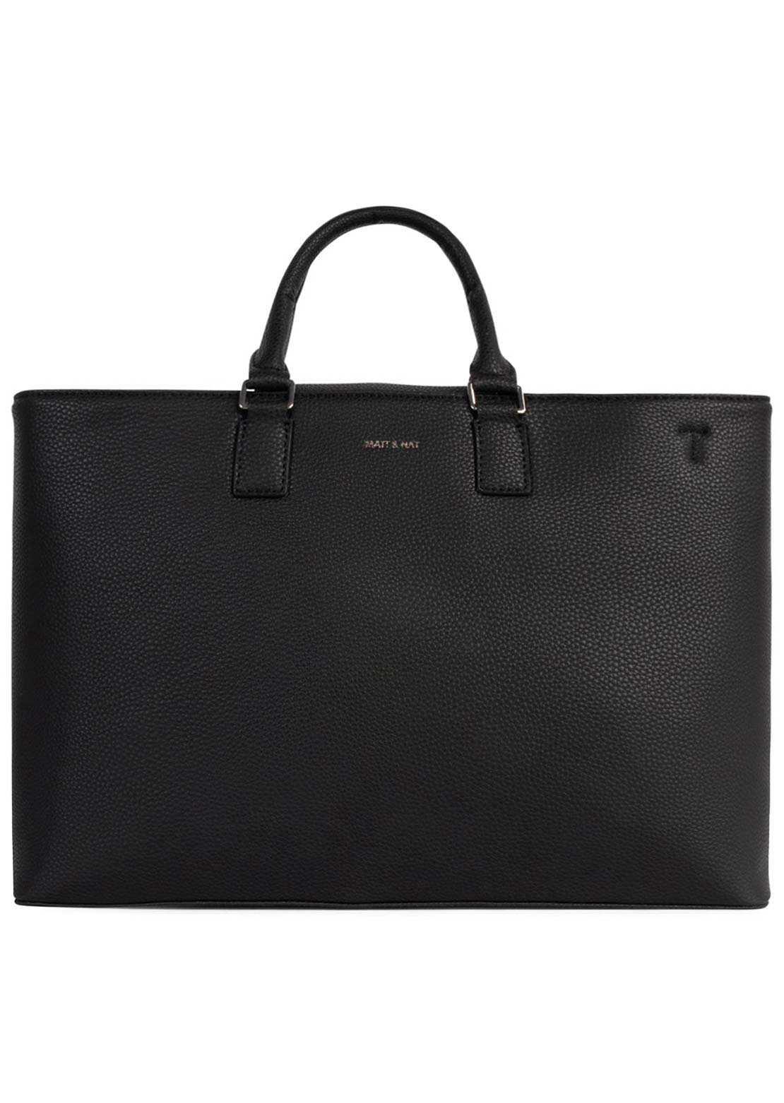 Matt & Nat Unisex Sevyn Satchel Hand Bag Black