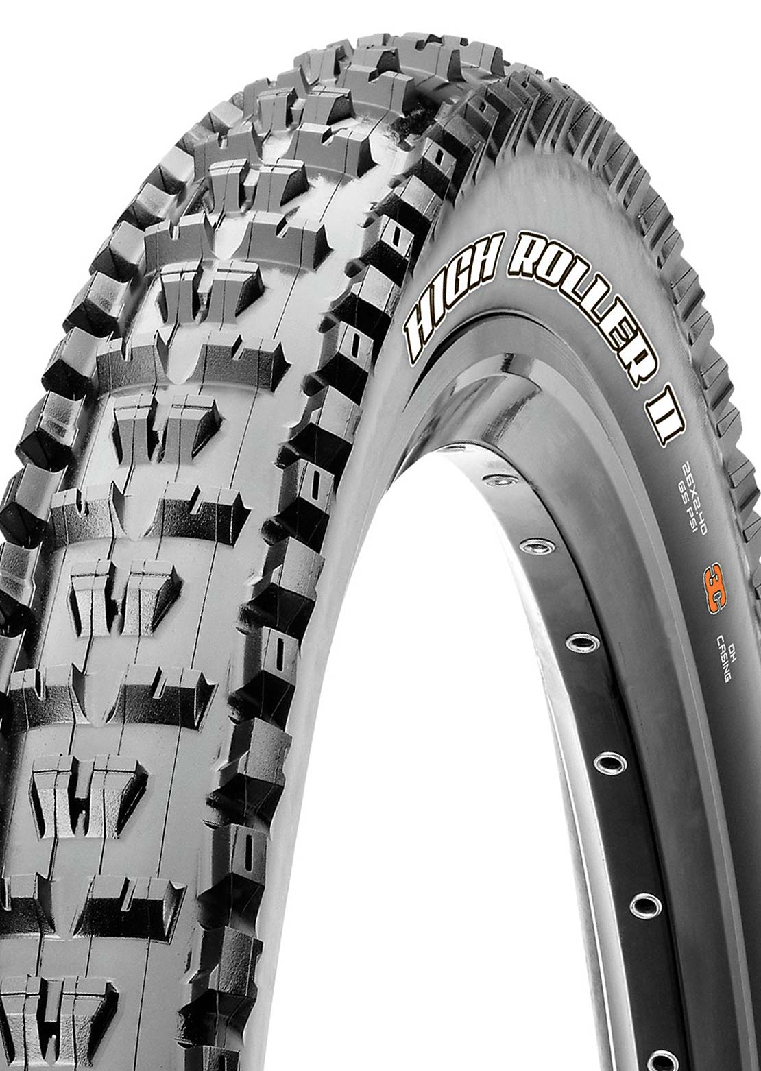 Maxxis High Roller II 3C Maxx Terra EXO Wide Trail 60TPI Mountain Bike Tires - 29&#39;&#39; x 2.5&quot; Black