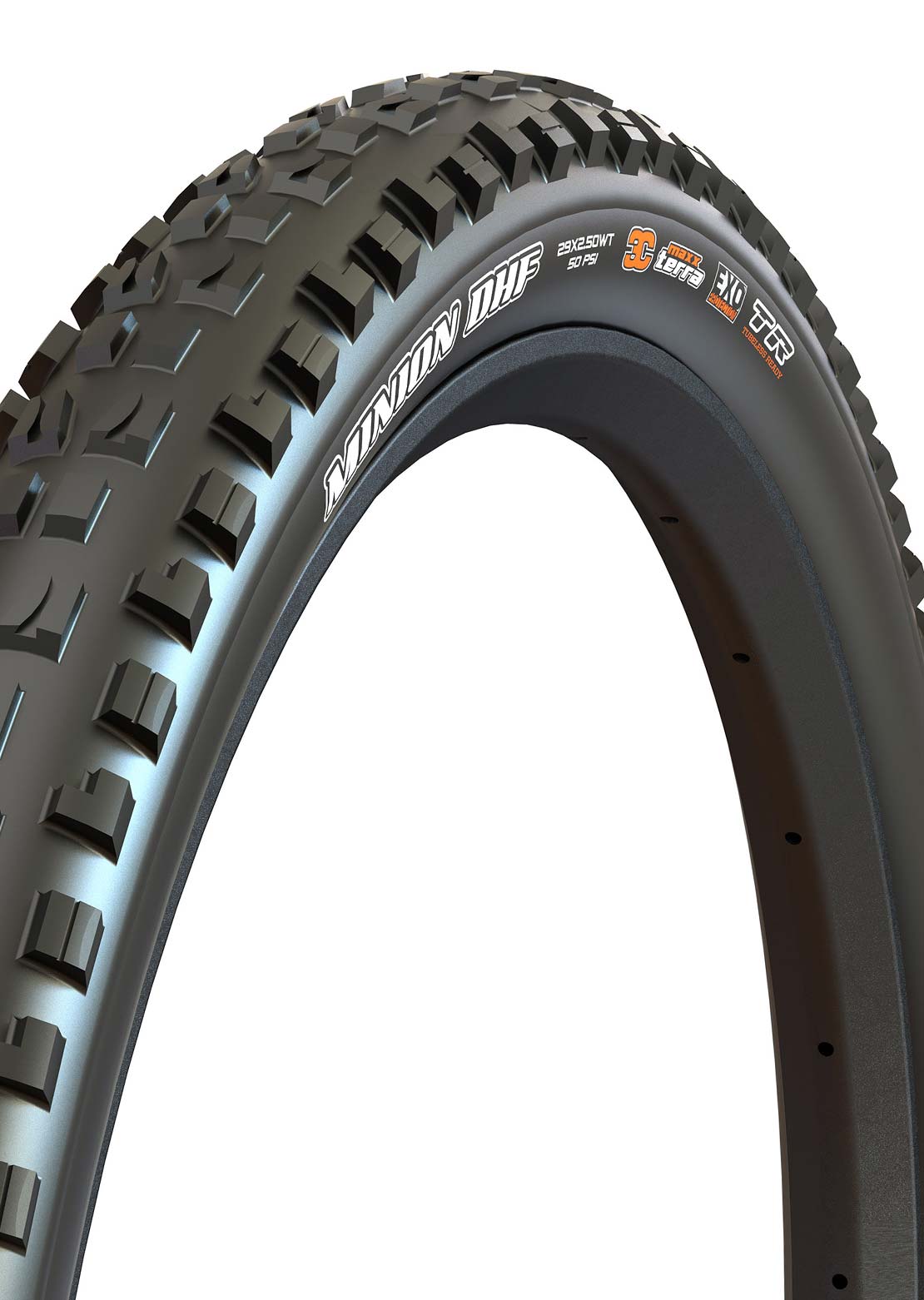 Maxxis Minion DHF Folding 60tpi Dual Compound EXO Tubeless Tire - 26 X 2.30