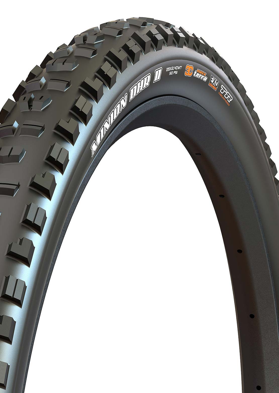 Maxxis Minion DHR II WT TR. Soft 3C Grip/Tubeless Ready/Double Down Tire - 29x2.50